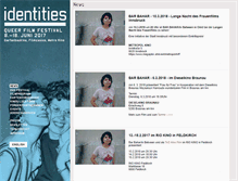 Tablet Screenshot of festival.identities.at